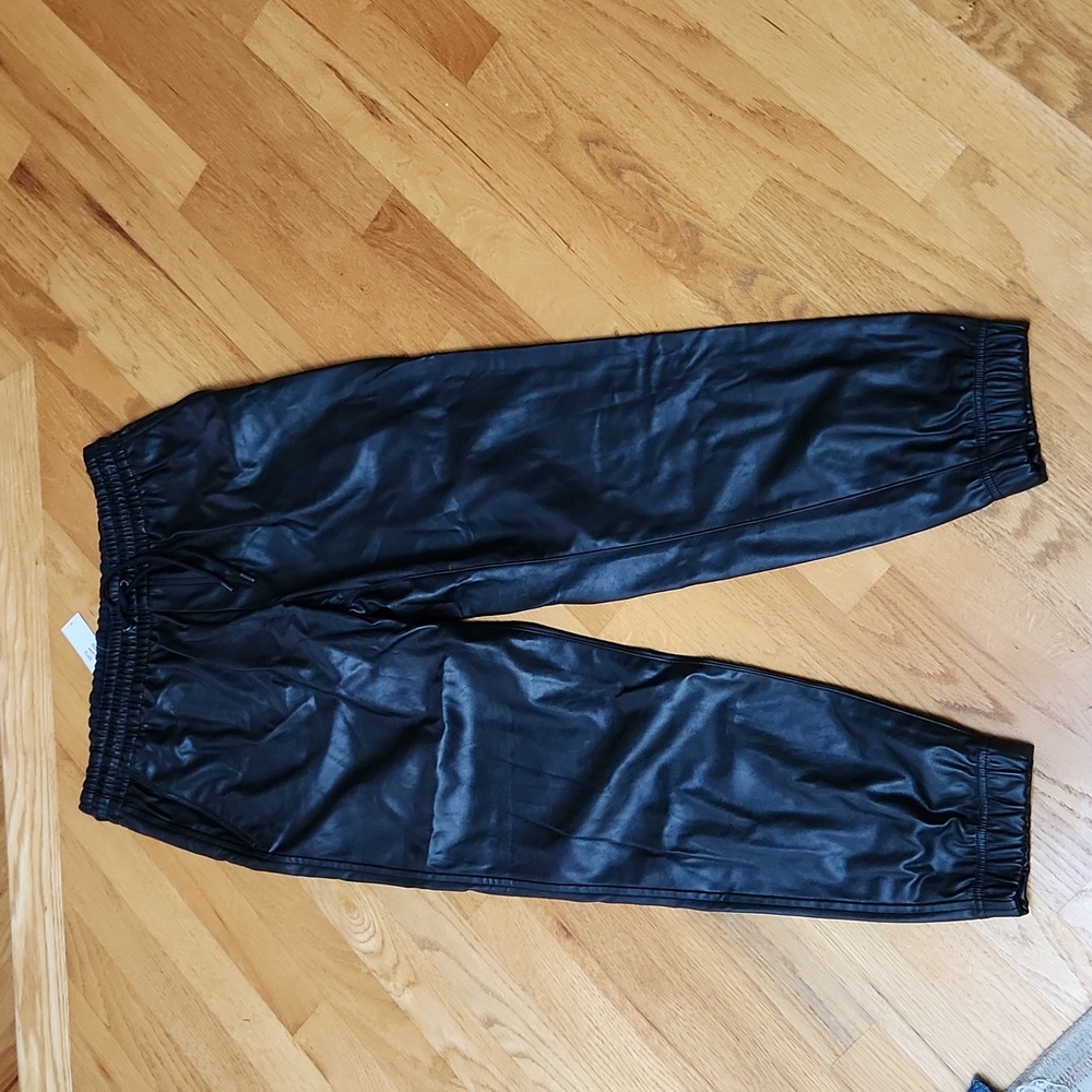 Gap Faux Leather Joggers